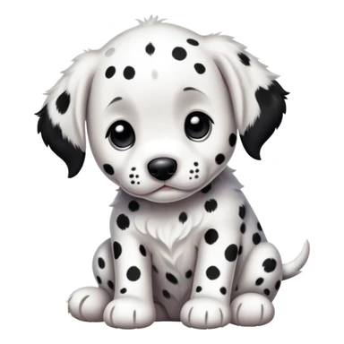 dalmatian puppy sticker
