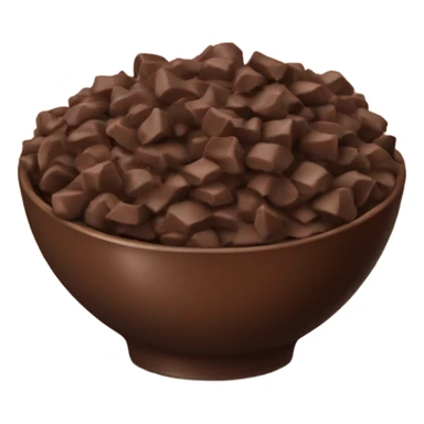 Bowl full of chocolate chips  sticker