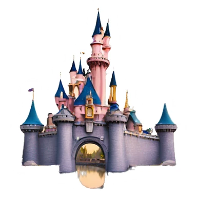 Disneyland Paris castle sticker