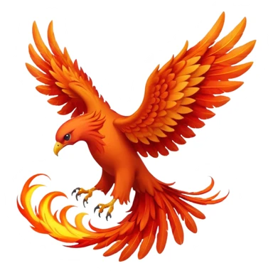 Phoenix rising sticker