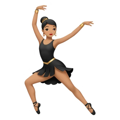 South (S): "dancer_south: Create a minimal flat-vector dancer icon facing south. Pose rotated to face down, suggesting downward movement. Black stroke 2px on transparent background, square canvas 1:1, SVG vector style, no text or facial features." sticker