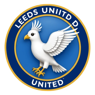 Leeds united logo sticker