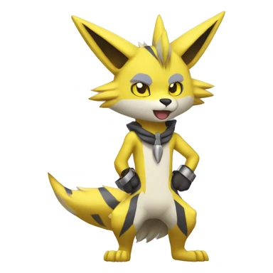 Lombax-Renamon-Zeraora full body sticker