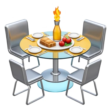 3d restaurant sticker