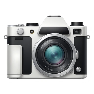 Mirrorless white camera
 sticker
