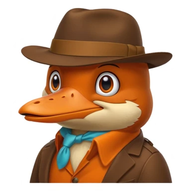 Perry the platypus sticker