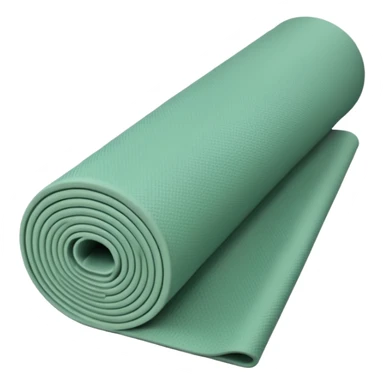 Yoga mat sage green sticker