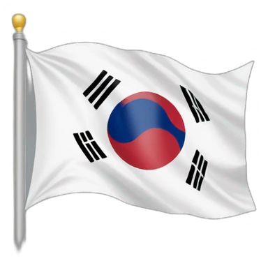 South Korea flag sticker