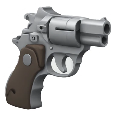 pistol with grey bow sticker