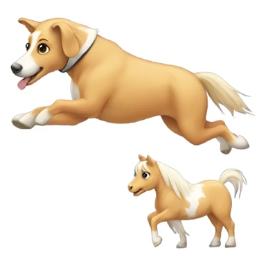 Dog and pony show sticker