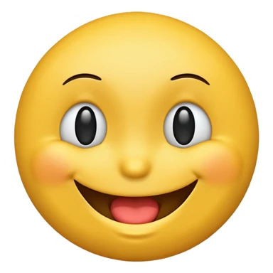 Emoji, smiley winking face sticker