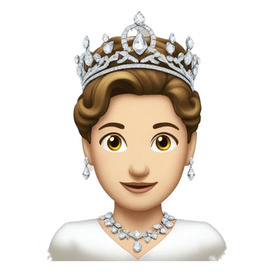 royal dainty jeweled british diamond tiara only sticker