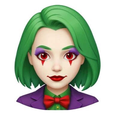 joker emoji from bat man sticker