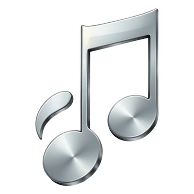 mac os music note metal mute sound 🔇 sticker