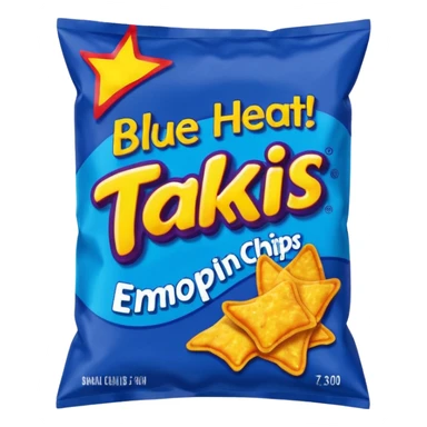 takis blue chips bag
 sticker