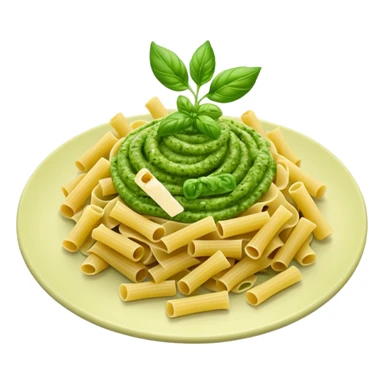 pasta with pesto sticker