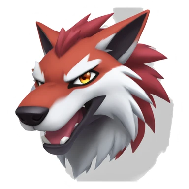  Incineroar Zoroark Lycanroc Aquila a Fakemon sticker