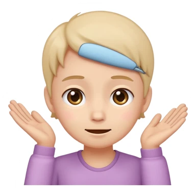 Cute character emoji, looking awkward and embarrassed. 
Scratching their head. 
Nervous smile, slight blush, eyes looking away. 
Small timid posture. 
Simple 2D flat style, pastel colors, clean outline, transparent background. sticker