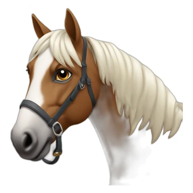 Cheval sur chat sticker