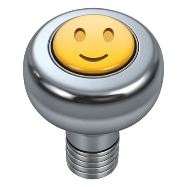Manual car gear knob emoji sticker