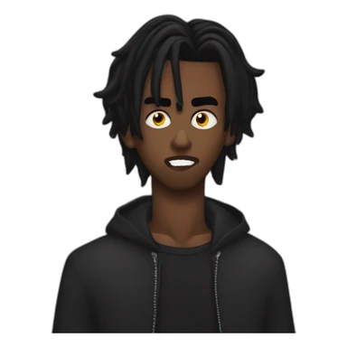 angry vampire playboi carti sticker