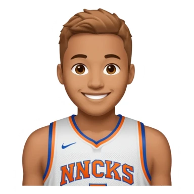 Smiley new york knicks sticker