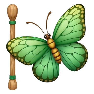 butterfly net sticker