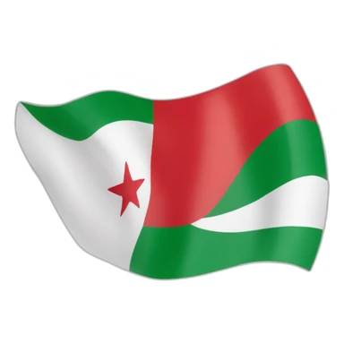 algérien avec le drapeau de l’algérie  sticker