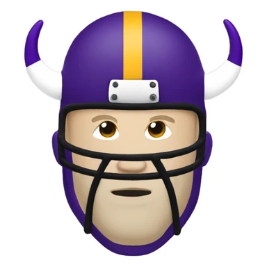 Minnesota Vikings logo sticker