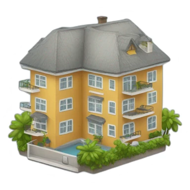 Apartamento sticker