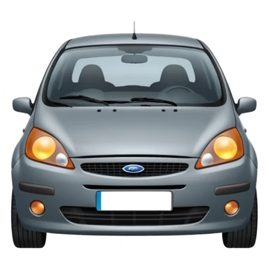 grey ford fiesta from 2003 sticker