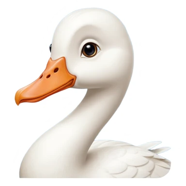Goofy ahh retarded white Goose  sticker
