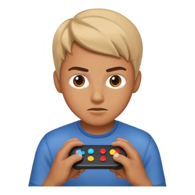 create a simple emoji that indicates that you are a single player when playing computer games sticker