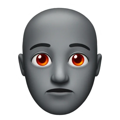 Red eyes emoji sticker