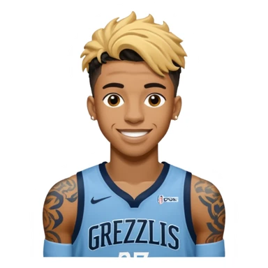 Ja Morant Grizzlies sticker