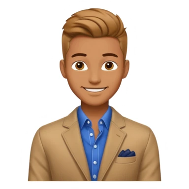 male fashion model sticker