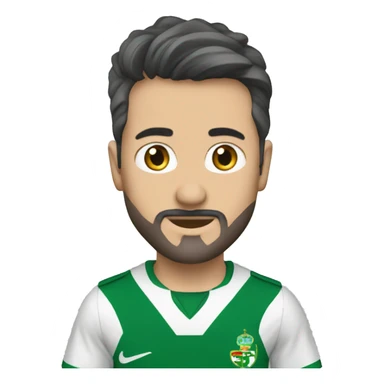 Hombre vestido del betis sticker