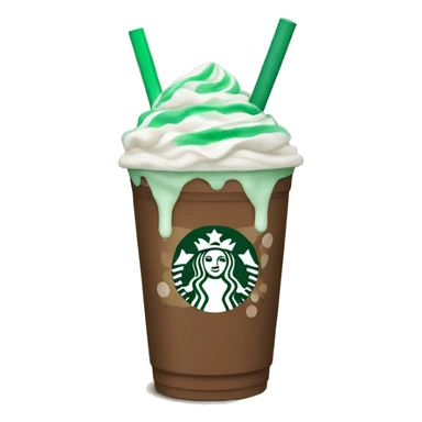 Peppermint Starbucks Frappuccino  sticker