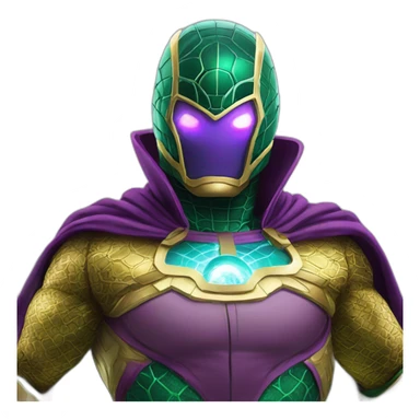  mysterio with electric bubble sticker