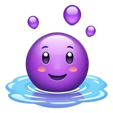 Purple flotter  sticker