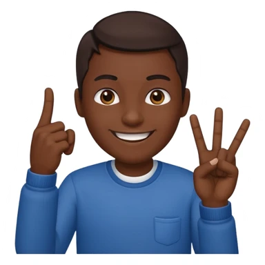 😊🖕🏽 sticker