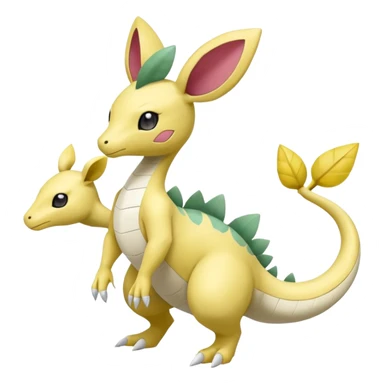 Leavanny-Gallade-Ampharos-Inteleon-Nidoqueen-Fakémon-Pokémon-hybrid-fusion-creature, full body sticker