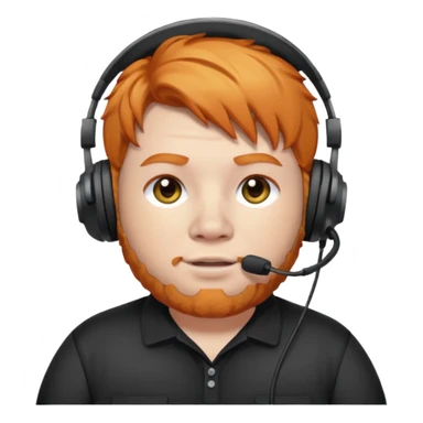 CaseOh, the fat ginger streamer sticker