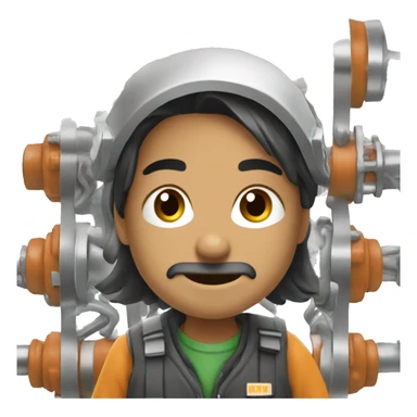 soma engineer is saying hello sticker