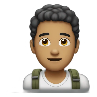 create me an emoji who's sad for what's happening in gaza sticker