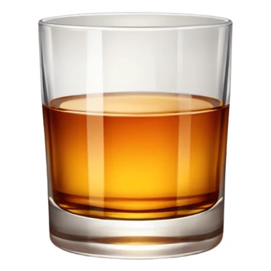 glass of whiskey, no splashes sticker