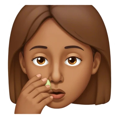 nose inhaling sticker