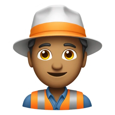 Worker wearing a “Oracle Partner Program Management” hat sticker