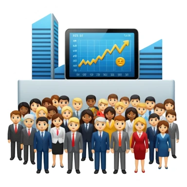 financial market sticker