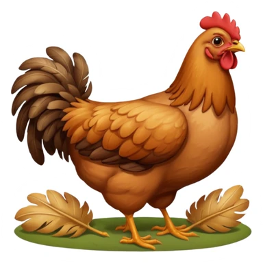 chicken eat sticker